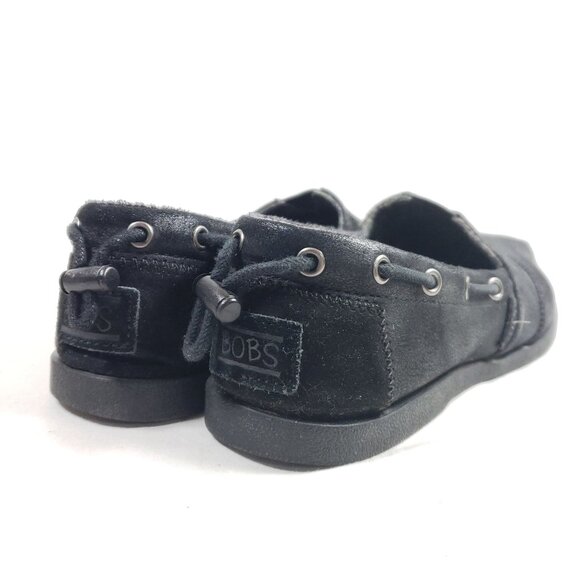 Skechers BOBS Womens Size 8.5 Black Memory Foam Slip-On Shoes - Picture 3 of 9